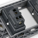 Interruptor doble 9/15 16 A Genesis Blanco.