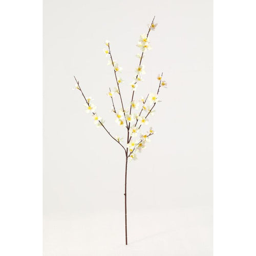 Vara Flor De Ciruela Artificial 120 Cm Verde