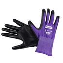 Guante Femme De Nitrilo Xs Morado-Negro