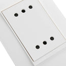 Enchufe 10A Duplex Luzica Bco