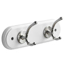 Percha 2 Ganchos Madera Blanco