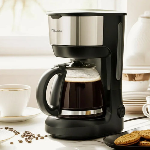 Cafetera Electrica 750 Ml 600 W Negro/ Plateado