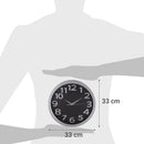 Reloj Tausen 33X33Cm Negro