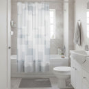 Cortina Bano 178x180 cm Geo Gris