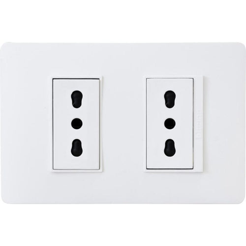 Enchufe 10/16A Doble Luzica Bc