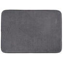 Set 2 Pisos Bano Espuma De S 43X60 Cm Poliester Gris