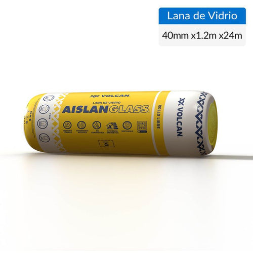 Lana de vidrio R94 libre 40mm 1,2x24m 1 rollo
