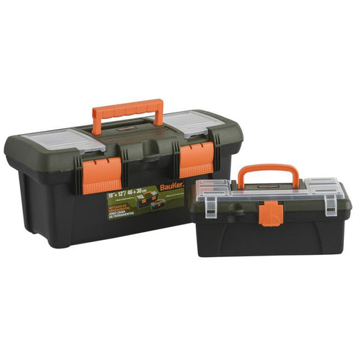 Set de cajas de herramientas plastico 2 unidades
