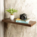 Repisa Madera 1 Nivel(Es) 25X3.8X60 Cm Chocolate