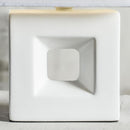 Lampara Mesa Ceramica Quad Blanco 11X29 Cm