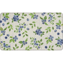 Limpiapies Floreado 45X75 Cm Pvc Gris/Azul/Verde