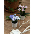 Set 3 Plantas Artificiales Mix de Flores 16 cm Colores Surtidos