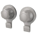 Set de 2 ganchos de succion taupe