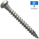 Tornillo Tirafondo Madera 120 mm 10 mm 5 unidad(es)