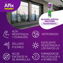 Afix Silicona Multiuso Transparente 0,280Lt