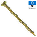 Tornillo Madera Madera 1-1/4 Pulg 6 Mm 12 Unidad(Es)