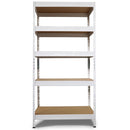 Estante Rivet Metal 4 Nivel(Es) 90X180X40 Cm Blanco