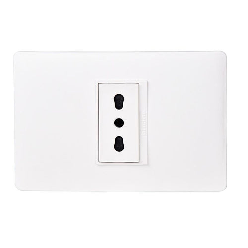 Tomacorriente Simple 16 A Blanco