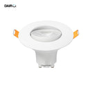 Pack 2 Foco Led Spot Empotrado Redondo 5 W Plastico Blanco