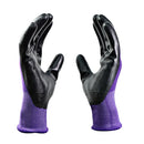 Guante Femme De Nitrilo Xs Morado-Negro