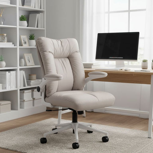 Silla Escritorio Ejecutiva Denver Beige