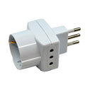 Adaptador Triple Con Schuko