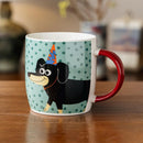 Taza 350 Ml Ceramica Gatos/Perros Colores Surtidos