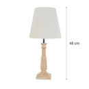 Lampara de Mesa 48 cm 60 W