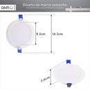 Panel Led Empotrado Circular Blanco 6W Luz Calida.