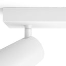 Barra Led Paisley 2 Luces Metal Blanco