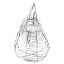 Gallinero Decorativo Cromado Gris para 6-12 Huevos
