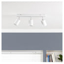 Barra Led Silo 3 Luces Acero Blanco