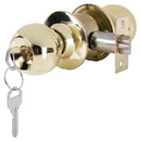 Cerradura dormitorio bronce pulido