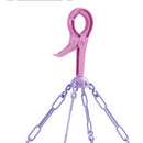 Colgante Ropa Multiple Ovalado 24 Ganchos Plegable Plast. 45
