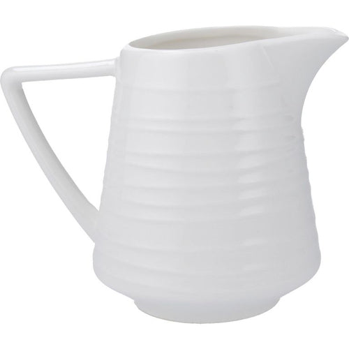 Jarrito Leche 200 ml Porcelana Ring Blanco