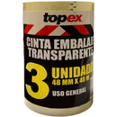 Pack cintas de embalaje 48mm x 40 m 3 un