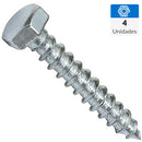 Tornillo Tirafondo Madera 1/2 1/4 4 unidad(es)..