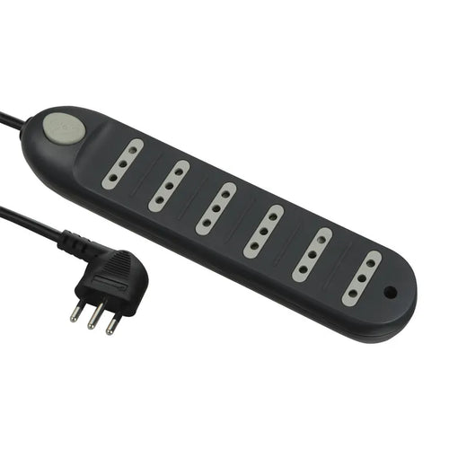 Alargador Con Switch 6 Toma(S) 5 M Negro