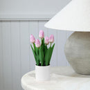Planta Artificial Tulipan 36 cm Rosado