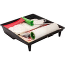Kit Pintura Interior Bandeja Rodillo 18 Cm Brocha Cobertor