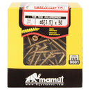 Tornillo Tirafondo Madera 2 6 mm 144 unidad(es)