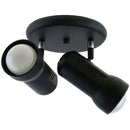 Barra Led R63 2 Luces Metal Negro.