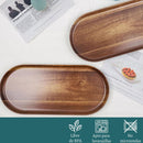 Bandeja Melamina Rectangular 44.8x20.5 cm Madera, Negro
