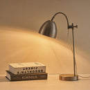 Lampara Escritorio Turam 1 Luz E27 Nickel