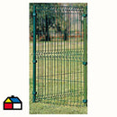 Panel Enrejado Cerco Metal 0.75x1.25 metros Verde