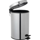Set 2 Basureros De Metal 7 L Gris