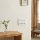 Interruptor triple 9/32 10 A Modus Plus Blanco