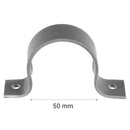 Abrazadera Pack PVC-S 50mm Gris 5u