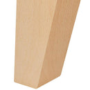 Pata inclinada Kio ABS 120mm natural