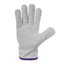 Guante Superv T De Cuero Talla Unica Blanco